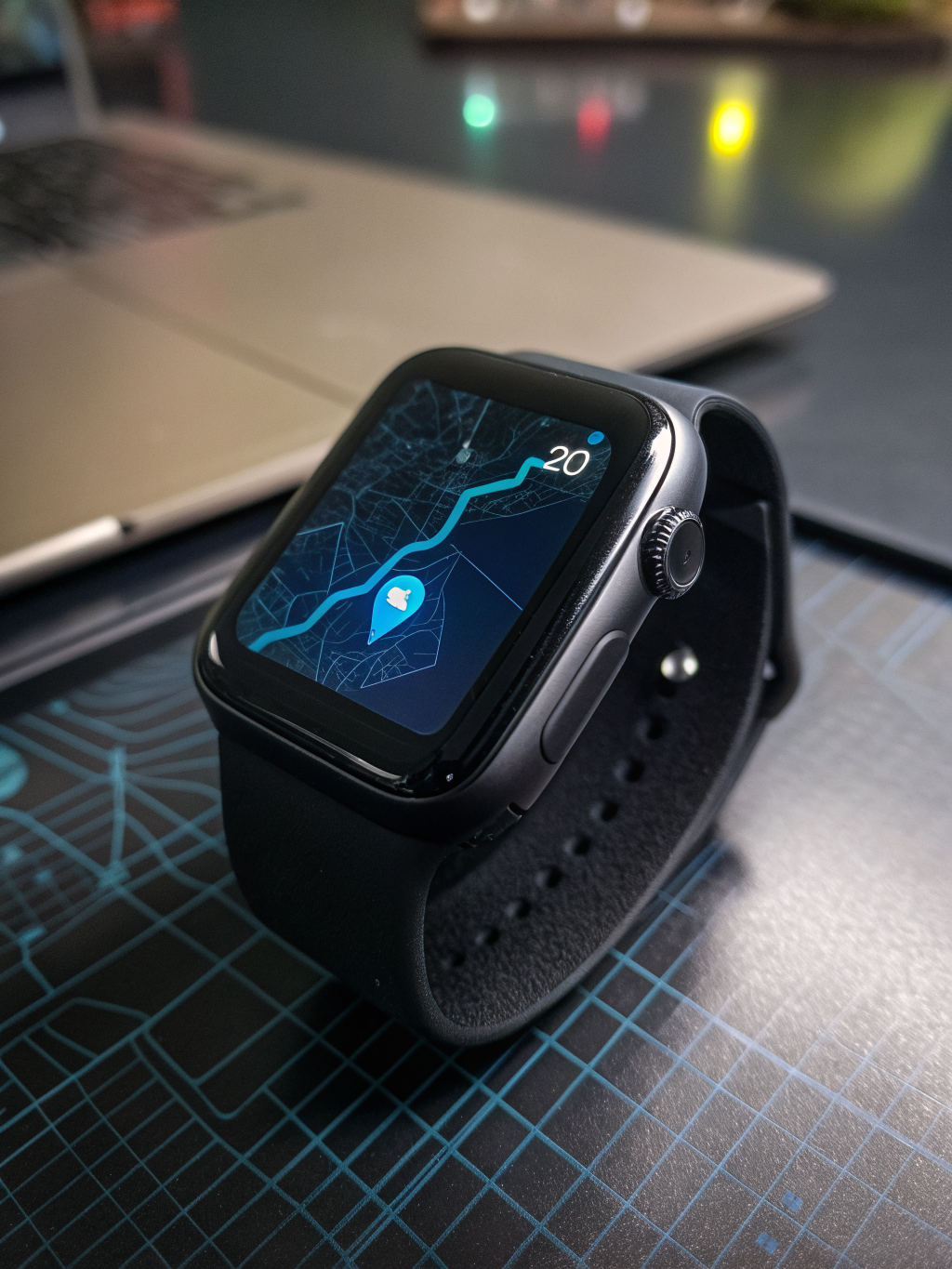 Kinetic Walk App navigation interface showing detailed map of Da Nang